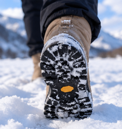 Look at the sole. If it is smooth, leave the boots at home.